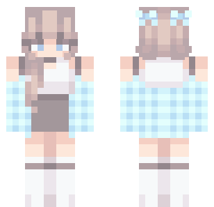Cute girl skin