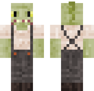 green fish man