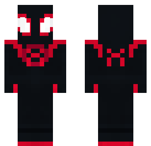 black spider man