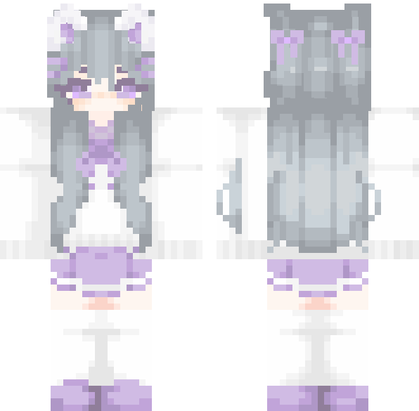 WHITE AND PURPLE